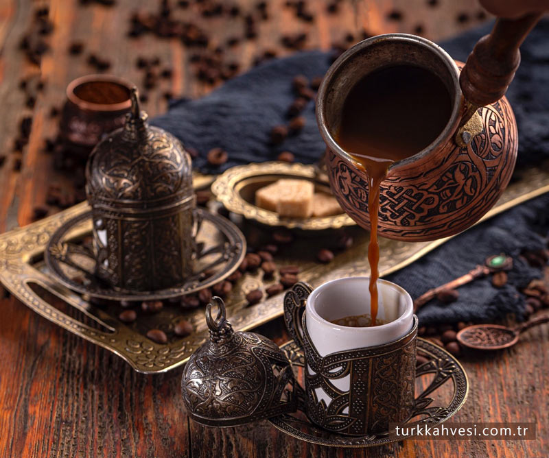 Türk kahvesi hazırlanışı